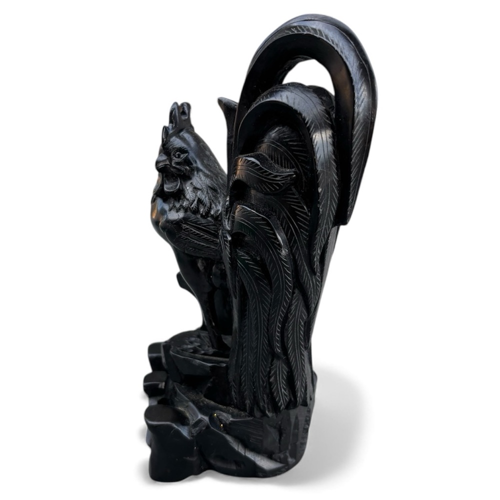 Vintage Nachiguro Stone Carved Rooster